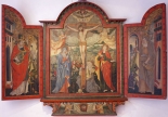 Flügelaltar in der Lourdes-Kapelle